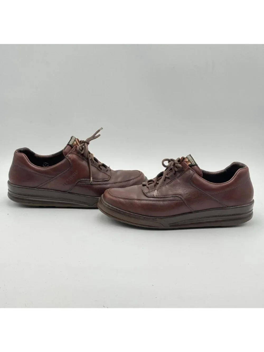 Mephisto Match Runoff Air Jet Shoes Mens 11 Brown Leather Walking Sneakers